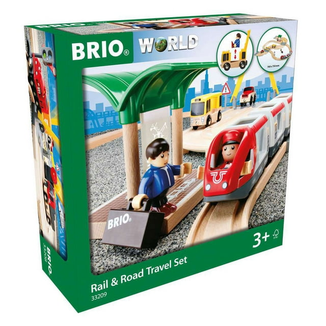 BRIO Rail & Road Travel Set Train Set