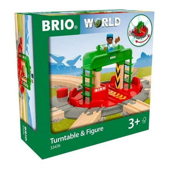 BRIO Turntable & Figure Railway Accessory