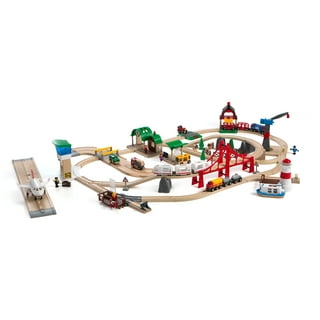 Wood Train Set - Walmart.com