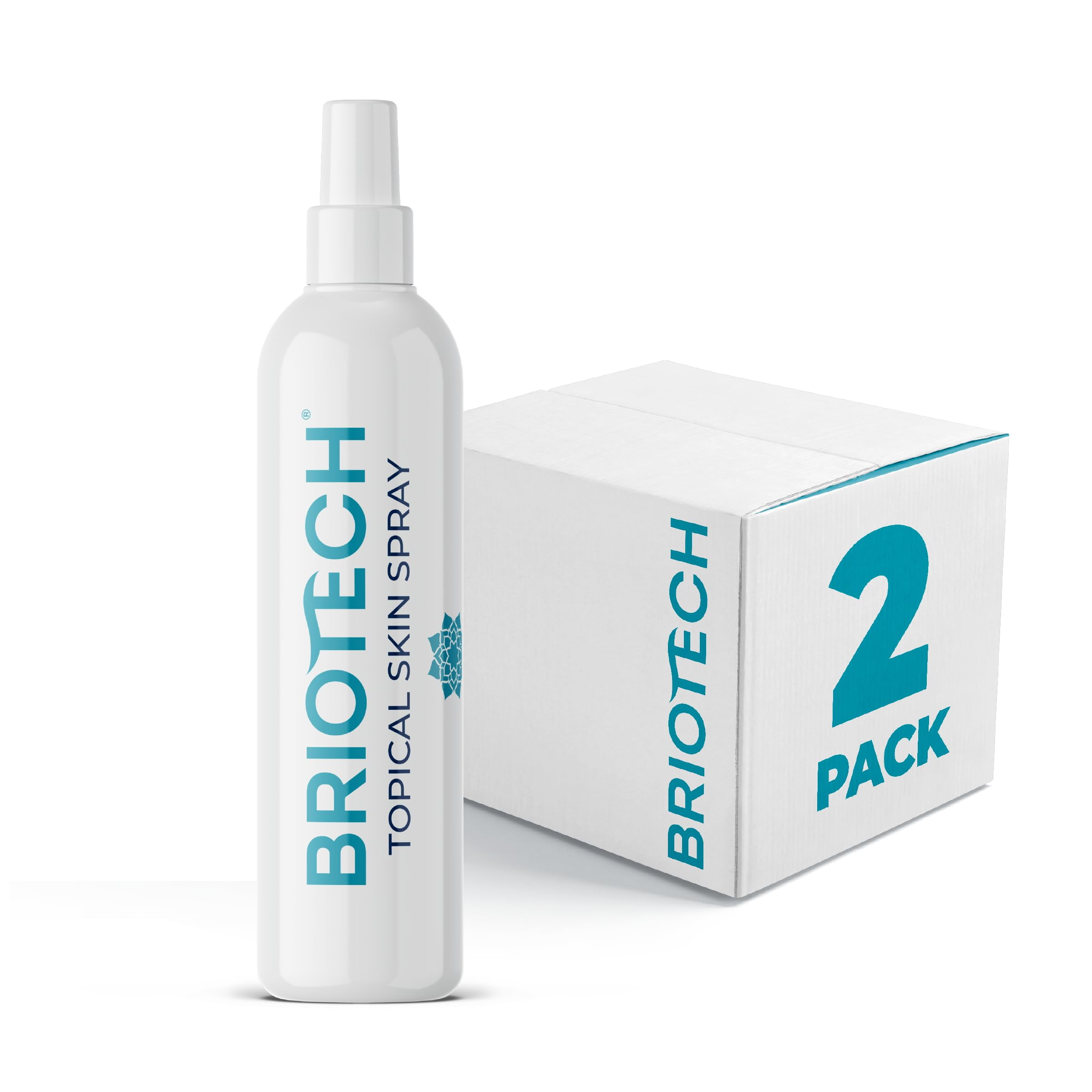 BRIOTECH Pure Hypochlorous Acid Spray, Multi Purpose Topical Body & Facial Mist, Eyelid Cleanser
