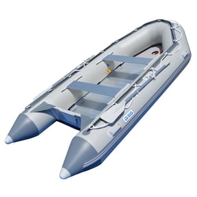 BRIS 1.2mm PVC 14.1Ft Inflatable Boat Rescue Dive Raft Power Boat