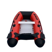 BRIS BSR270 3-Person 8.8Ft Black Inflatable Raft, Boat, Oars, Pump, Bag, Repair Kit