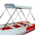 thumbnail image 1 of BRIS Boat Bimini Top Gray 600D Polyester Aluminum Frame Bimini Top (32"-34" W x 45" H x 55" L), 1 of 6