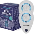thumbnail image 1 of BRISON Ultrasonic Pest Repellent Plug In – Mice Rat Spider Repeller - 2pack, 1 of 7