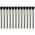 thumbnail image 1 of BRISTLE INDUSTRIAL BRUSHES 12 Pc Acid Brushes Set | Lightweight Aluminum Handles | 1/2" (1 cm) Width | Ideal for Caustic Substances, Glues, Sealers | Disposable & Economical, 1 of 1