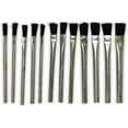 thumbnail image 1 of BRISTLE INDUSTRIAL BRUSHES 12 Pc Acid Brushes Set | Metal Handles | 7/8" (2.2 cm) Polypropylene Bristles | Multi-Use For Crafts & Industrial Jobs, 1 of 1