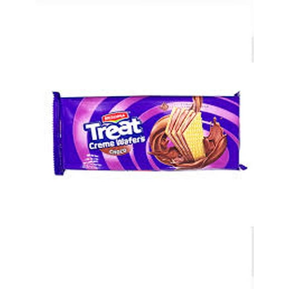 Britannia Treat Creme Wafers Vanilla – Crispy Layered Wafer Biscuits with Smooth Vanilla Cream Filling – 150g (5.29 oz)