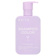 BRITE Color Shampoo Pastel Purple, Hydrating, Vegan, Cruelty Free, Color Building, 10.14 fl oz