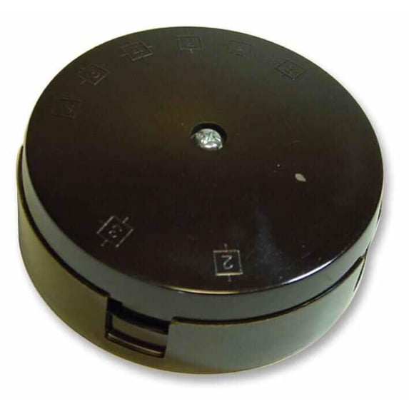 BRITISH GENERAL - 4 Way 20A Junction Box, Brown 80mm (D)