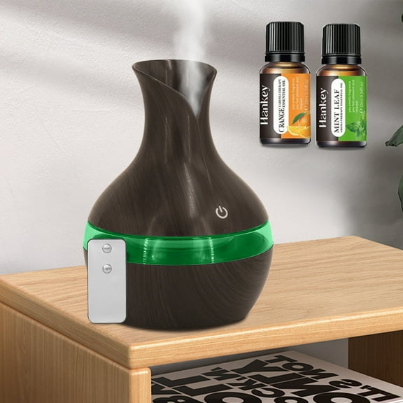 BRJSQ 300ml Aroma Humidifier Essential Oil Diffuser 7-Color Changing Night Light Air Wick Essential Mist