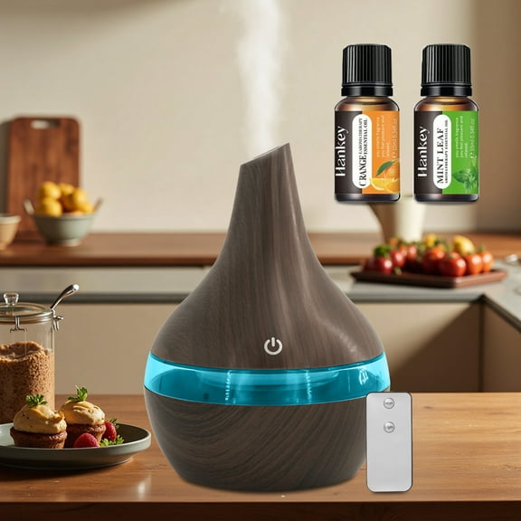 BRJSQ 300ml Essential Oil Diffuser Humidifier with Color Changing Lights Air Wick Essential Mist for Home  Office  Yoga
