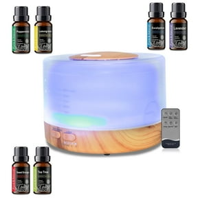 BCOOSS 500ml Essential Oil Diffuser, Ultrasonic Aroma Humidifier ...