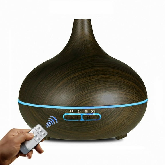 BRJSQ Remote Control Home Air Humidifier Aromatherapy Essential Oil Diffuser Large Capacity Electric Ultrasonic Aroma Diffuser 550ml