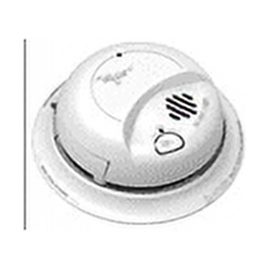 BRK 9120B 120V AC with Battery Backup, Photoelectric Smoke Alarm, 4