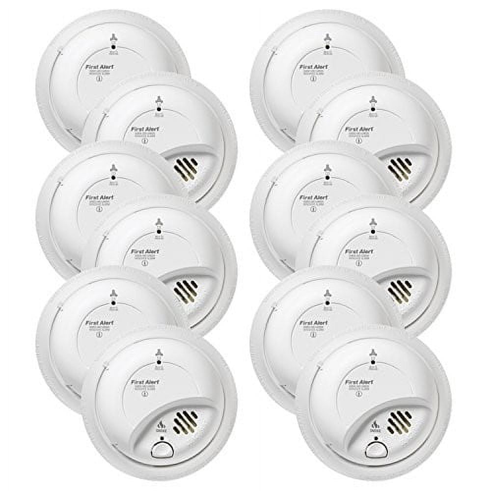BRK Brands SC9120B Smoke Detector and Carbon Monoxide Alarm Combo Multipack (12 Pack) Hardwired