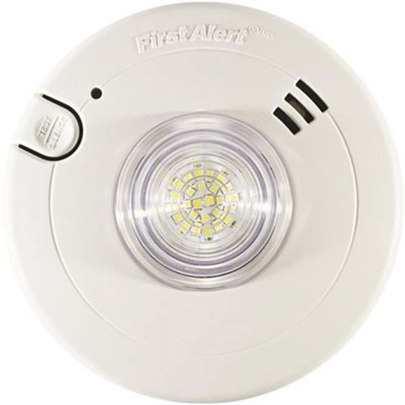 BRK Electronics HC-7020BSL Hardwired Photoelectric T3 Smoke Alarm and LED Strobe