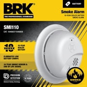 BRK SMI110 10-Year Sealed Battery Ionization Smoke Alarm