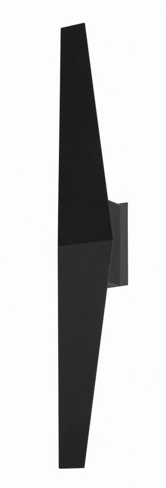 Modern Linear Black Steel Dimmable LED Wall Sconce