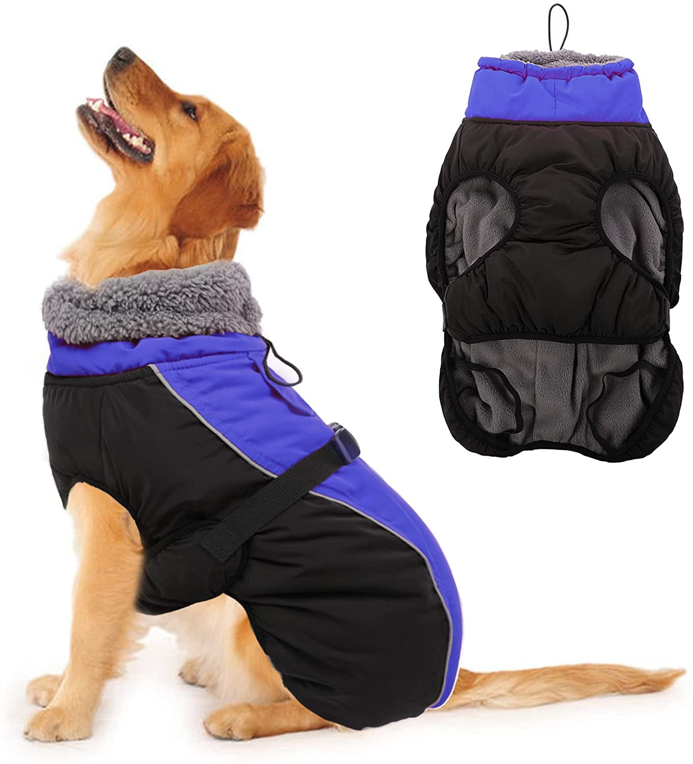 Photo inspiration: Picture Idea: Brkurleg Extra Warm Dog Coat Reflective Adjustable Dog Jacket Dog