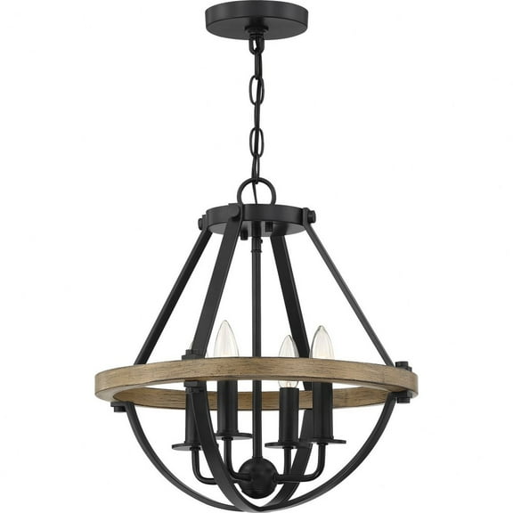 BRL2816EK-Quoizel Lighting-Bartlett - Four Light Pendant     -Traditional Installation