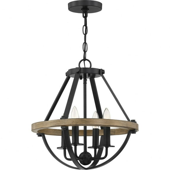 BRL2816EK-Quoizel Lighting-Bartlett - Four Light Pendant -Traditional Installation