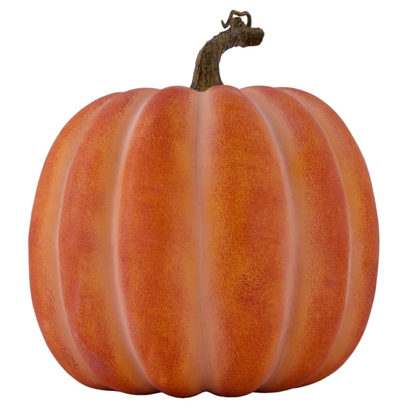 Tall Foam Pumpkin Tabletop Decoration, Orange, 8", Fall by Way To Celebrate