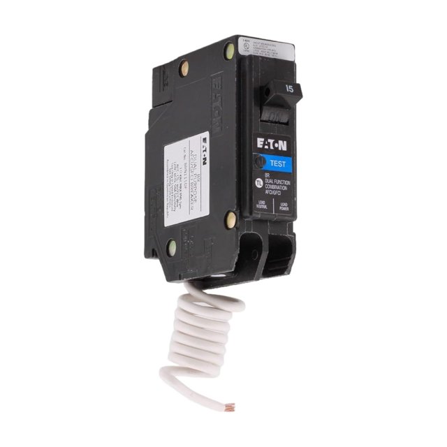 BRN115DF 15 Amp Single Pole Dual Function AFCI/GFCI Circuit Breaker