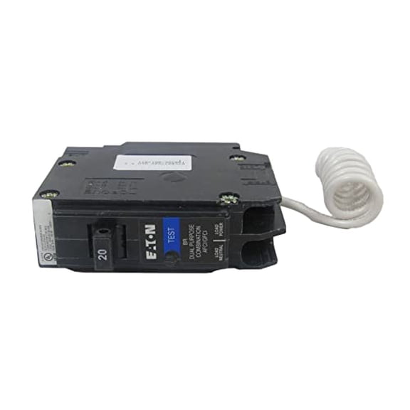 BRN120DF Breaker, 20A, 1P, 120/240V, 10 kAIC, Type BR AFCI/GFCI (Original version, 2-Pack)
