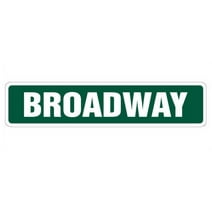 BROADWAY Street Sign new york nyc new show | Indoor/Outdoor |  30" Wide
