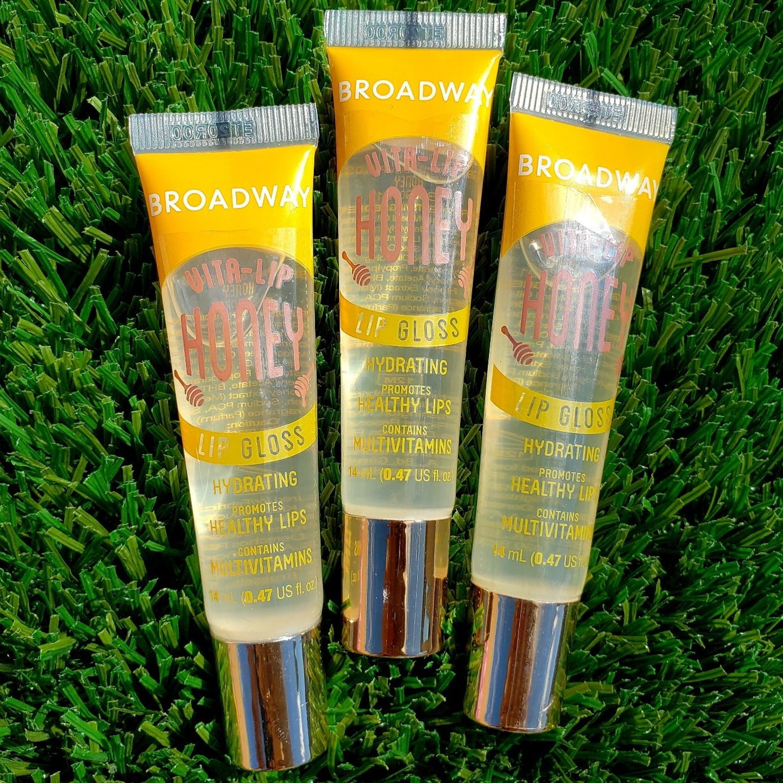 BROADWAY VITA LIP HONEY LIP GLOSS 3 PACK