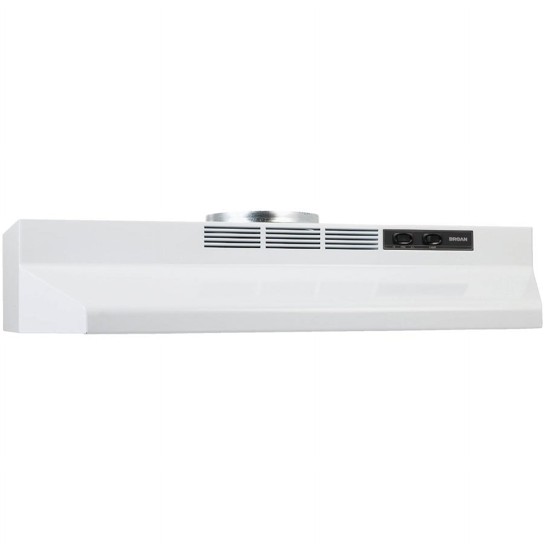 Broan F403001 30 inch Convertible Range Hood, White