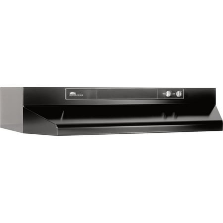 Broan - Intermediate 30" Convertible Range Hood - Black