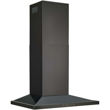 Broan BWS2304BLS 30 inch Black Stainless Chimney Range Hood