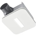 thumbnail image 1 of Broan-NuTone Flex Bathroom Exhaust Fan with LED Light AE80LK - 80 CFM, 0.7 Sones - White, 1 of 7