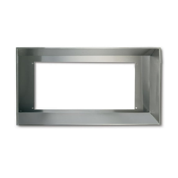 Broan Elite 48 In. Short Liner for Custom Power Pack - Stainless Steel-Size:36",Style:Cabinet/Hood inside depth is 18" to 21"