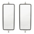 thumbnail image 1 of Brock Replacement Driver and Passenger Universal West Coast Truck Stainless Steel Side Mirrors 7" x 16", 1 of 9