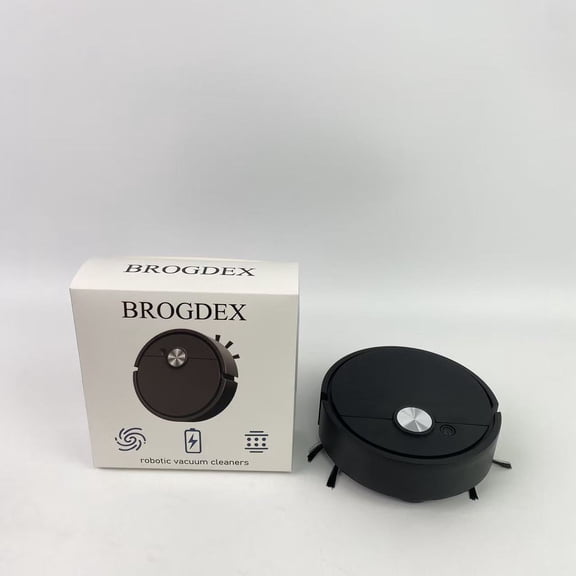 BROGDEX Robotic vacuum cleaners,Robotic vacuum cleaners, Robotic Vacuum Cleaner with 2500Pa Wi-Fi Super-Thin Quiet Suction,APP Smart Navigation,Ideal for Pet Hair,Floor