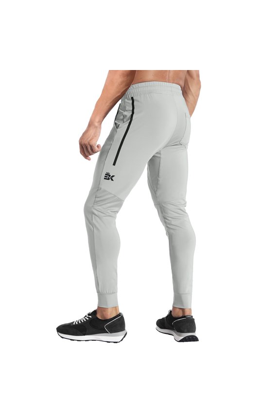 Men's Relaxed Gym Jogger Pants,Lightweight Workout Running Sweatpants with Pockets (XX-Large, Light Grey)