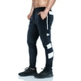 thumbnail image 1 of BROKIG Men's Stripe Gym Athletic Sweatpants Workout Jogger Pants (Small, Blue), 1 of 7