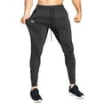 thumbnail image 1 of BROKIG Mens Stretch Lightweight Gym Joggers Pants Workout Athletic Sweatpants with Zip Pocket (Large, Black), 1 of 7