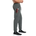 thumbnail image 1 of BROKIG Mens TrianLoop Gym Joggers, Lightweight Casual Fit Sport Track Pants, Workout Athletic Sweatpants With Zipper Pocket(Medium,Dark Gray), 1 of 6