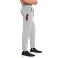 thumbnail image 1 of BROKIG Mens TrianLoop Gym Joggers, Lightweight Casual Fit Sport Track Pants, Workout Athletic Sweatpants With Zipper Pocket(Small,Light Gray), 1 of 6