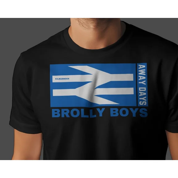 BROLLY BOYS Away Days T-Shirt | Kilmarnock Hooligans Paninaro | Uni Org