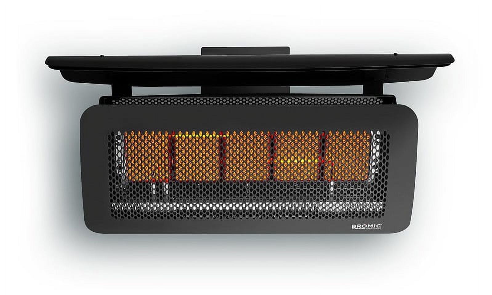BROMIC Tungsten Gas 43,000 BTU Patio Heater - Black