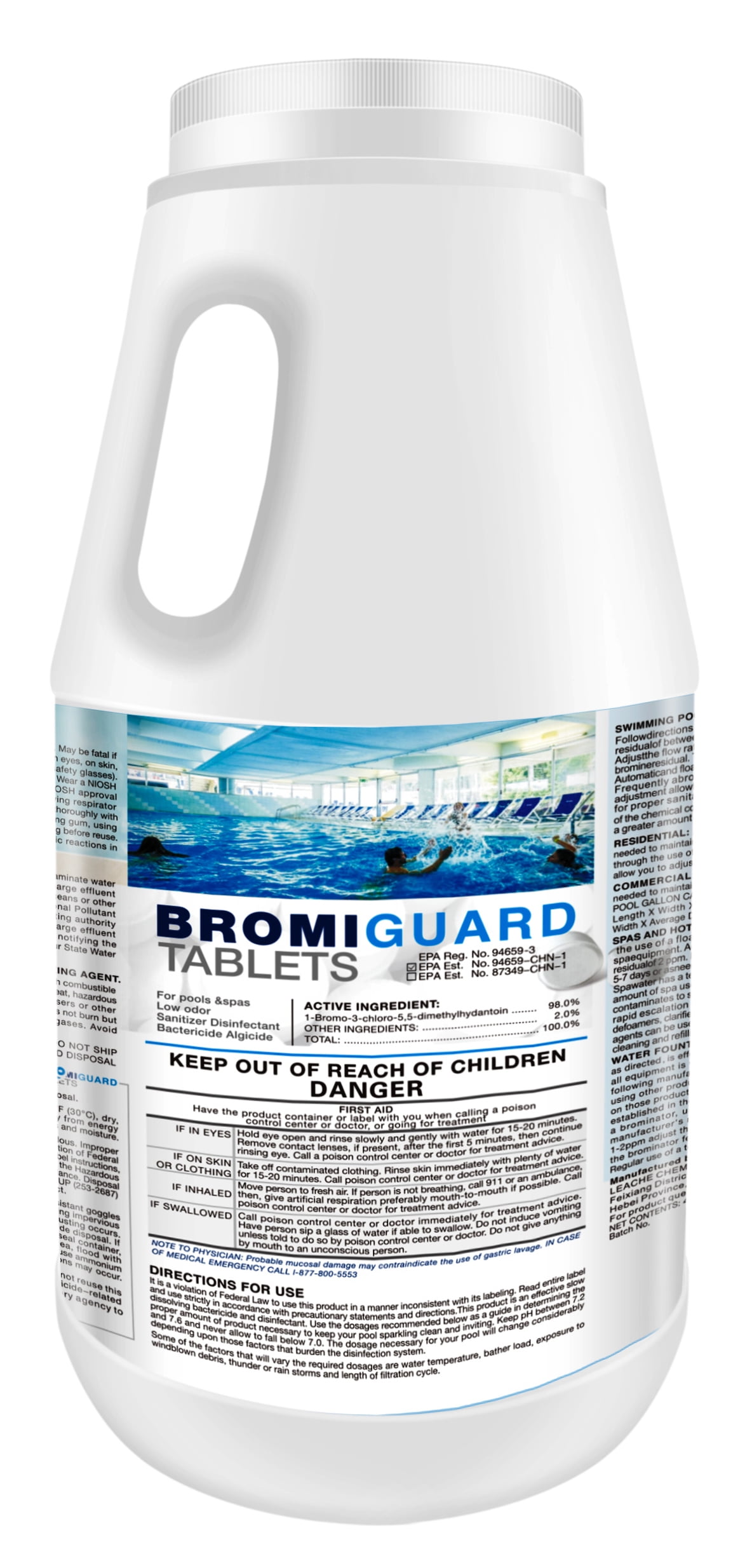 BROMIGUARD 4 lbs 1 inch Bromine Tablets for Hot Tub SPA