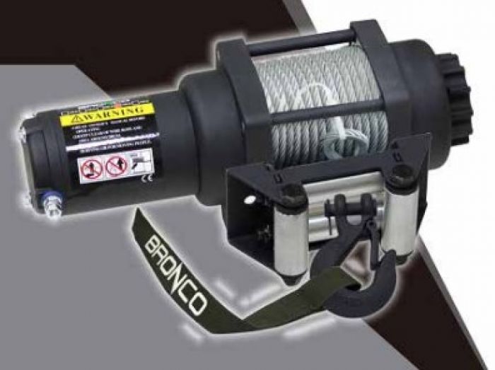 2000-4500lbs Electric Winch W/Wireless Handheld Remote & 4-Way Fairlead - View #4