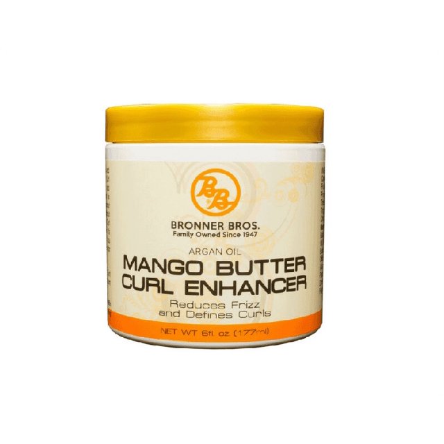 BRONNER BROS. Argan Oil Mango Butter Curl Enhancer, Net.wt 6 Fl.oz