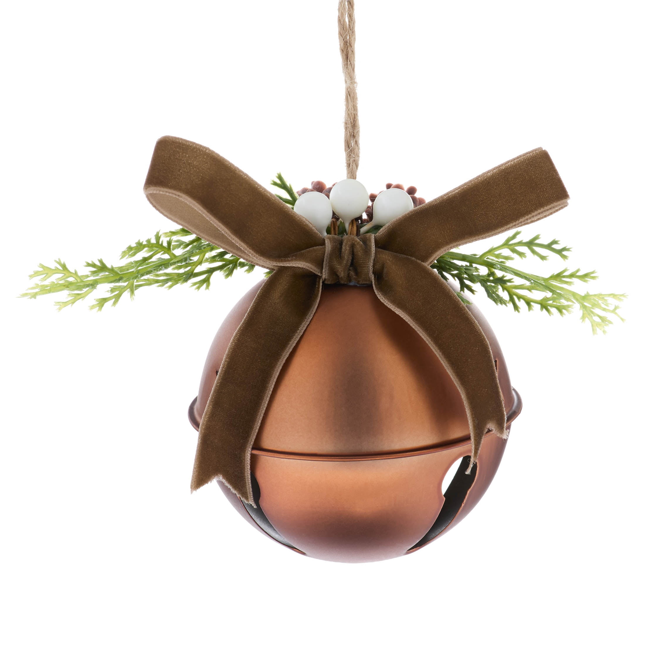 Bronze Jingle Bell Christmas Ornament, 4", by Holiday Time