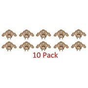 BRONZE Roof Ice Guard Snow Guard Snow Stops for Standing Seam Metal Roofing 10 Pack