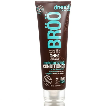 BROO Craft Beer Moisturizing Conditioner with Shea Moisture, 8.5 fl oz